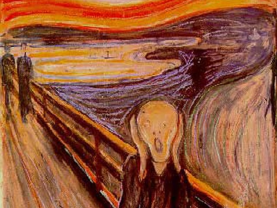 14 november - Uit de kunst - over hoop in de kunst - Edward Munch, 'De schreeuw' © wikimedia commons.png